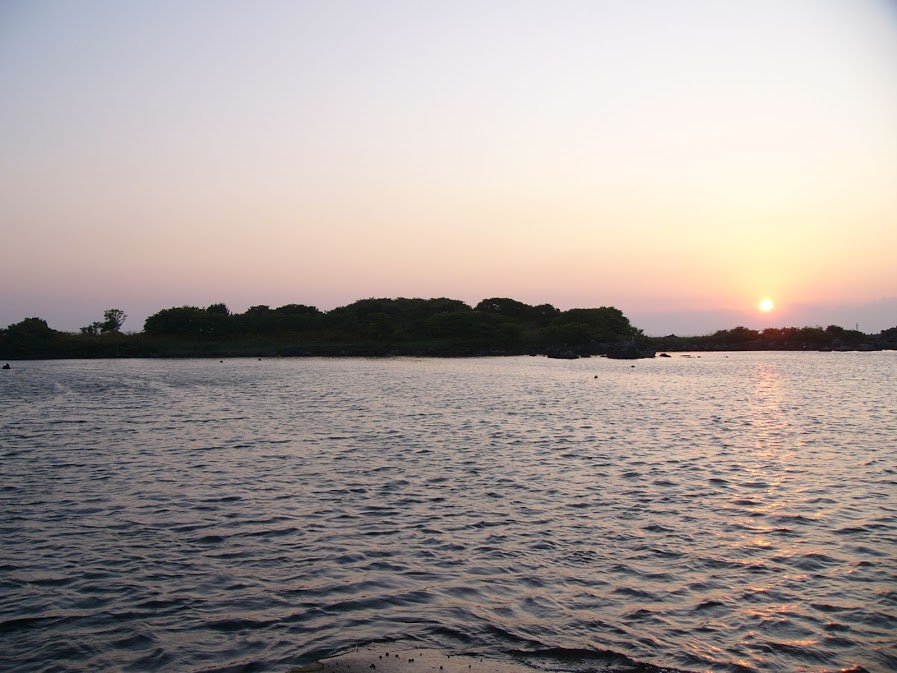 Usum-moshiri Island in the sunset